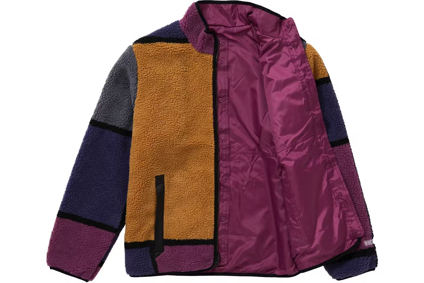 20FW /Supreme Reversible Colorblocked Fleece Jacket フリース Supreme Reversible Colorblocked Fleece Jacket (FW20) - $238