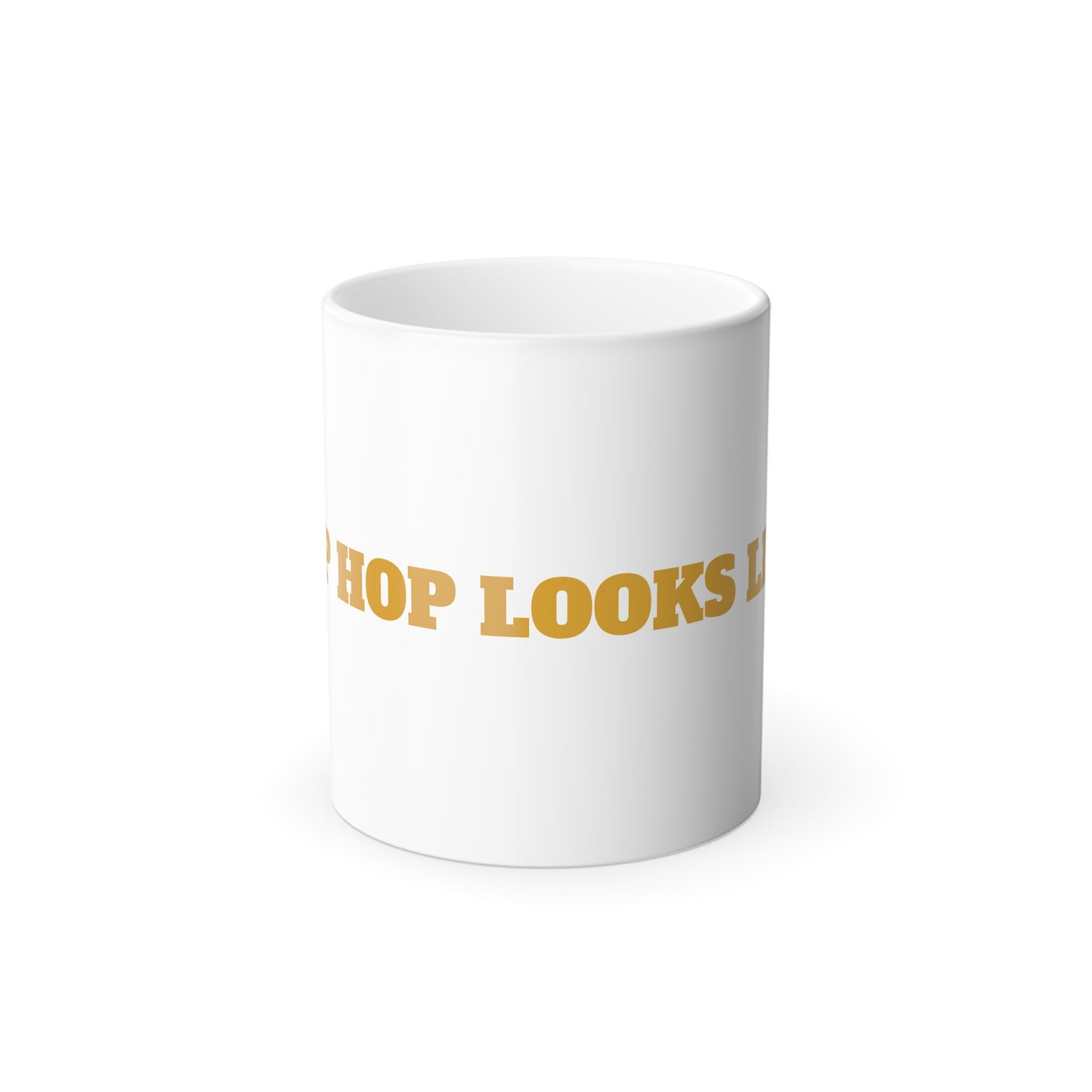 Hip Hop Looks Like Color Morphing Mug - Perfect Gift for Coffee Lovers, Unique Heat Sensitive Cup, Fun Drinkware for Home and Office, Birthday Gift Idea